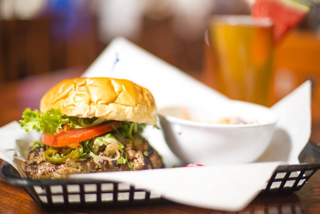 Cilantro Jalapeño burger